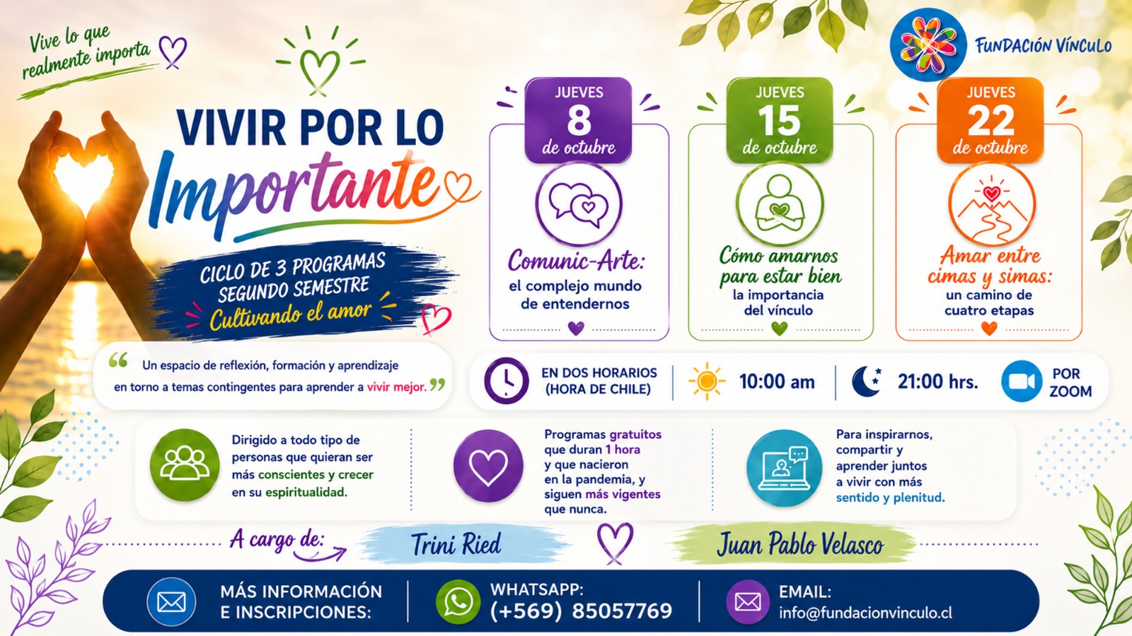 Nueva temporada de Vivir por lo Importante